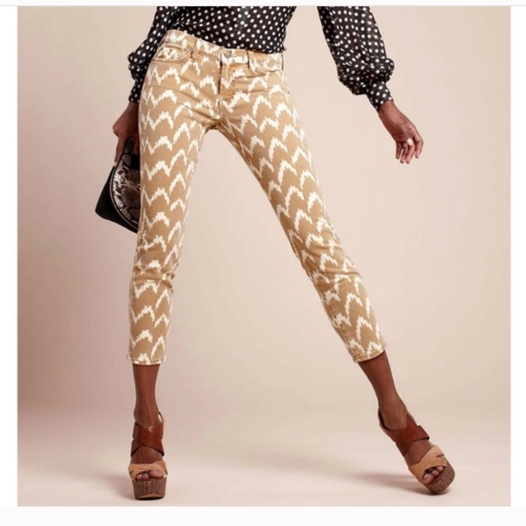 Anthropologie Denim - Anthropologie || 7FAM Ikat Cropped Skinny 27